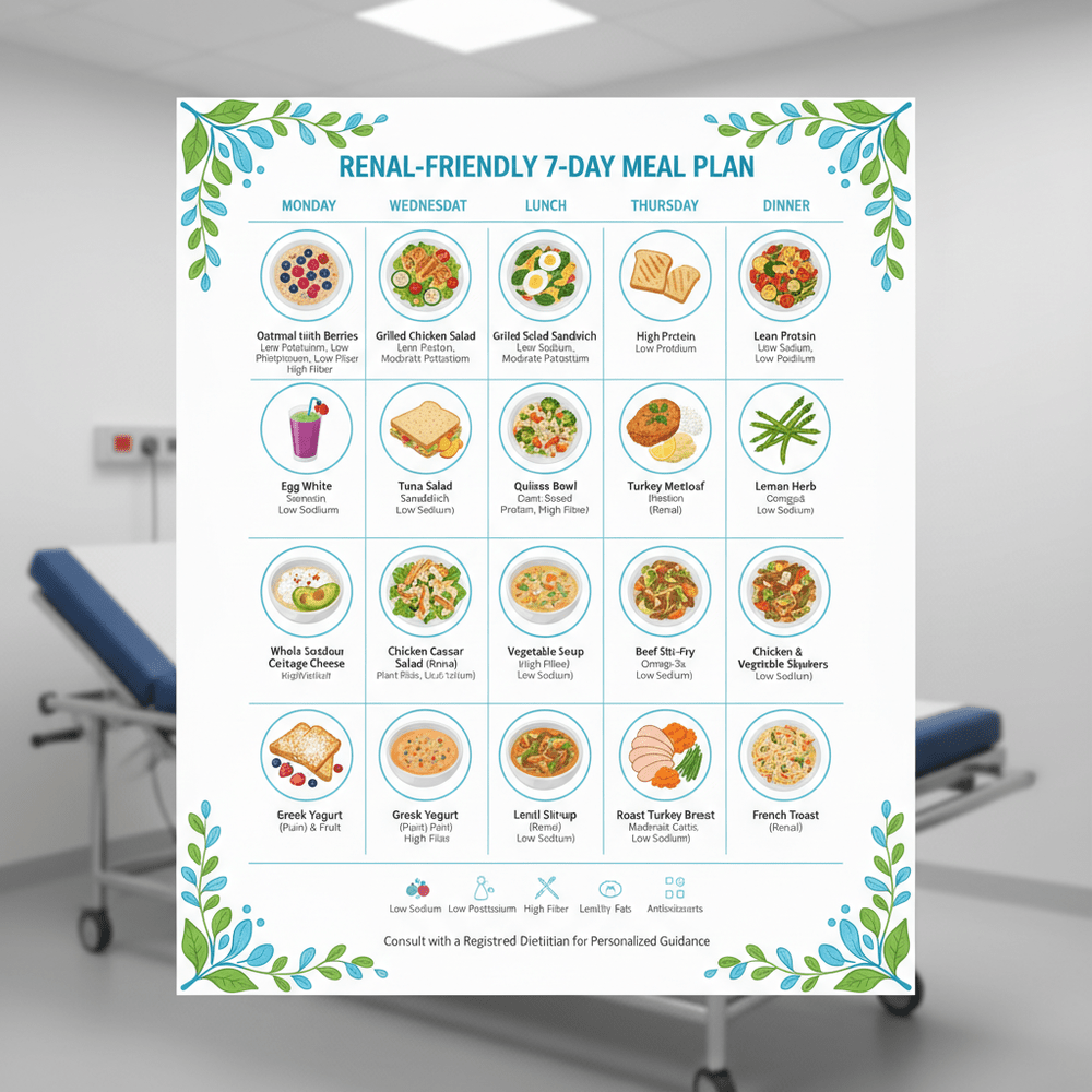 7 Day Meal Plan for Kidney Disease: Your Complete Guide - International Kidney Health – Kidney Disease Guide & Diet Plan