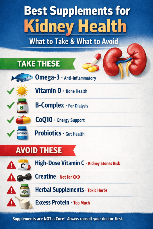 Best Supplements for Kidney Health: What Really Helps and What to Avoid - International Kidney Health – Kidney Disease Guide & Diet Plan