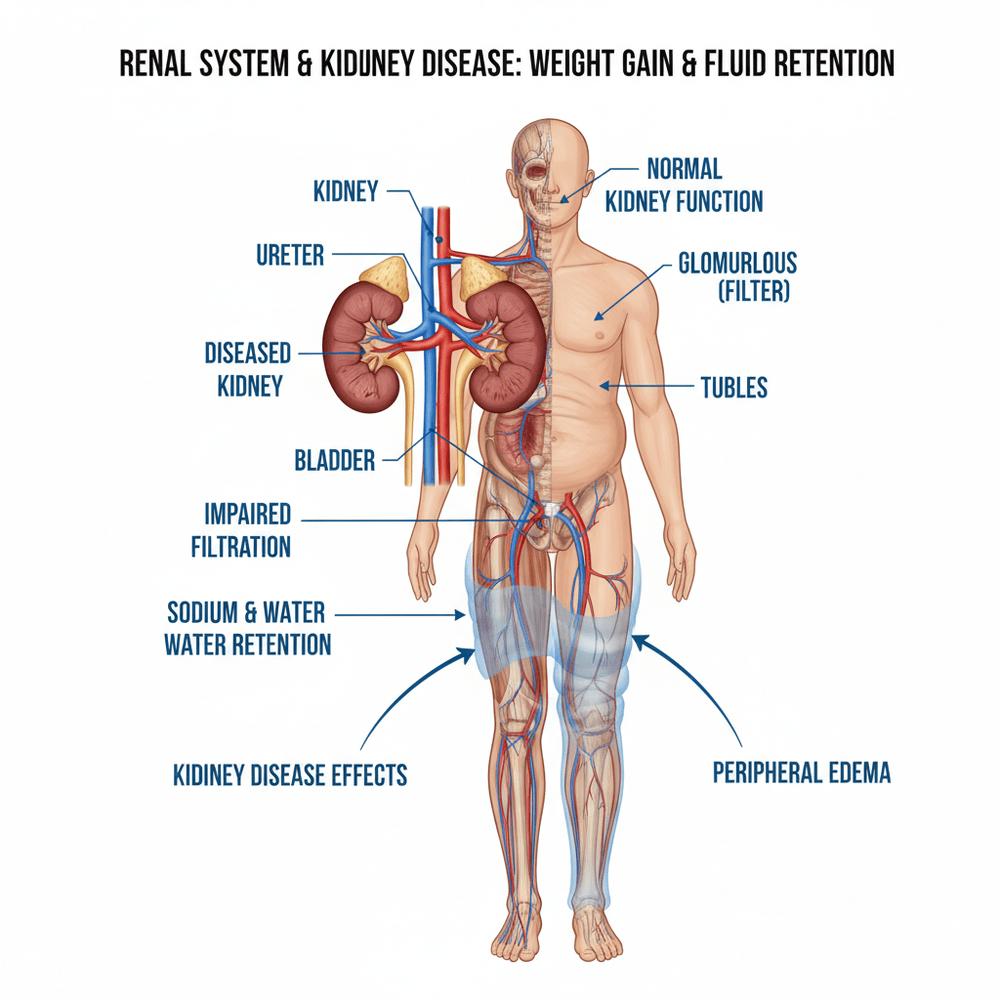 Can Kidney Disease Cause Weight Gain? Understanding the Connection - International Kidney Health – Kidney Disease Guide & Diet Plan
