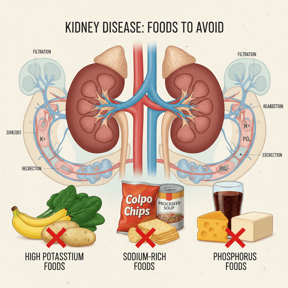 Foods to Avoid with Kidney Disease: Complete Guide - International Kidney Health – Kidney Disease Guide & Diet Plan