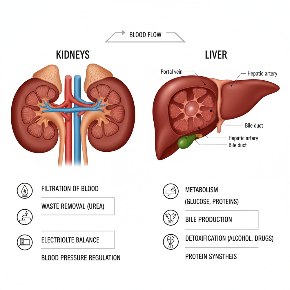 Kidney vs Liver: What’s the Real Difference?
