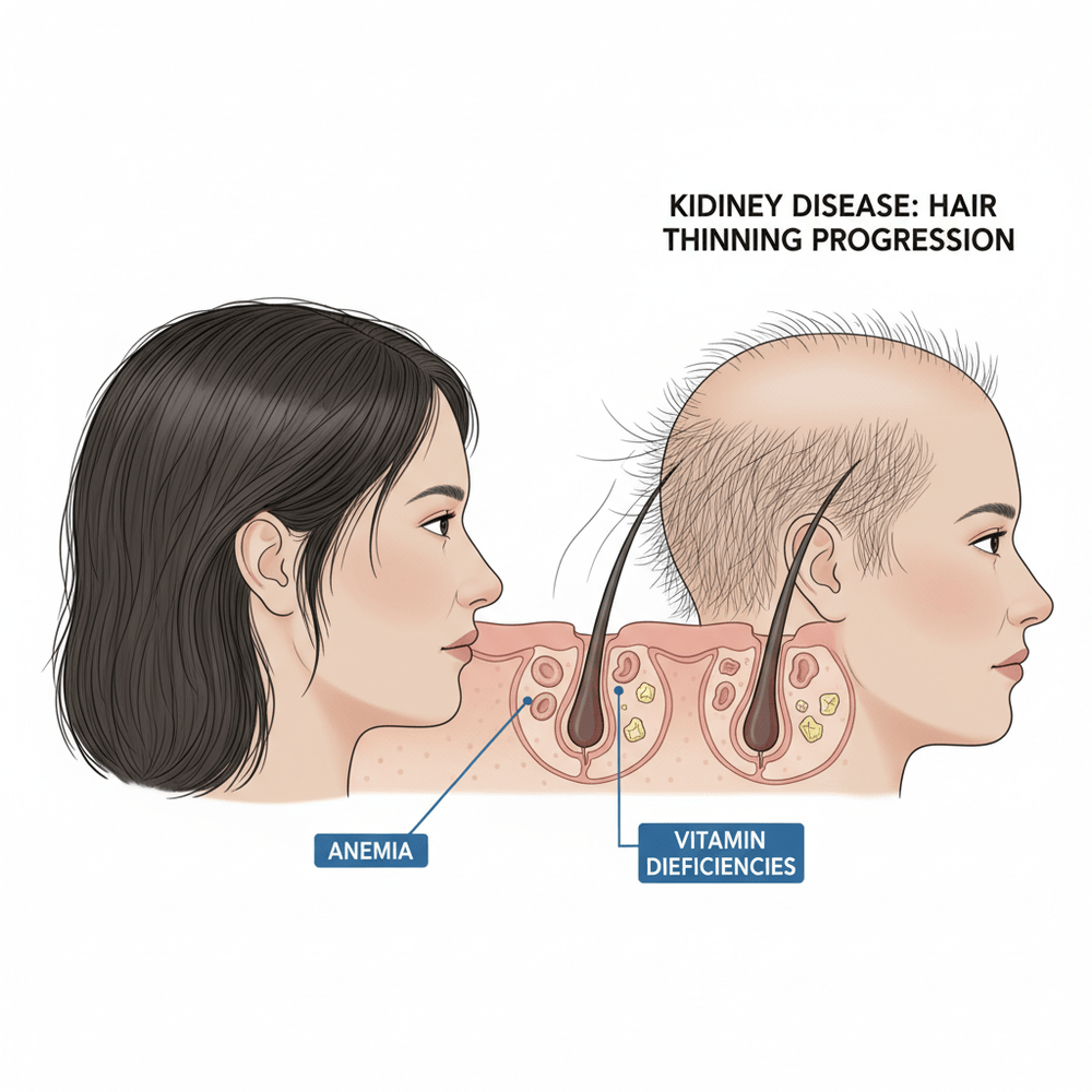 Kidney Disease and Hair Loss: What You Need to Know - International Kidney Health – Kidney Disease Guide & Diet Plan