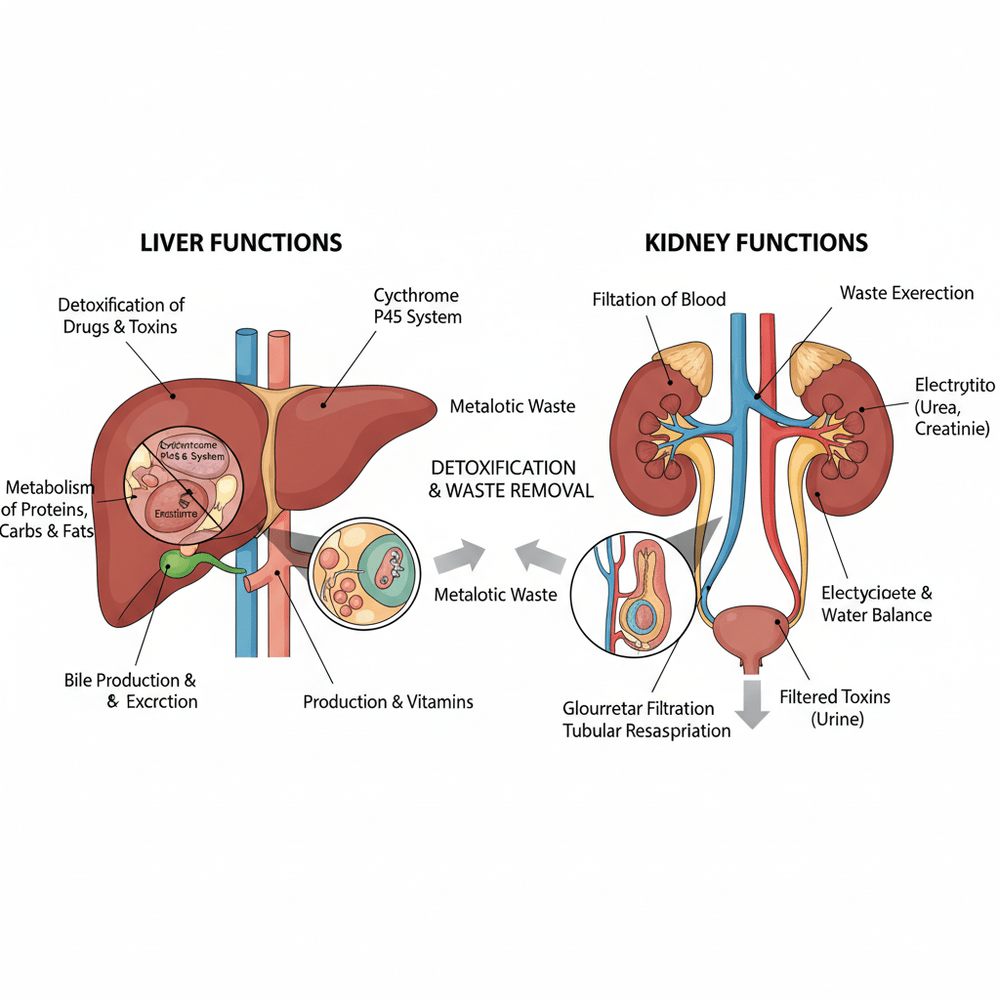 Liver Function vs Kidney: Complete Guide - International Kidney Health – Kidney Disease Guide & Diet Plan