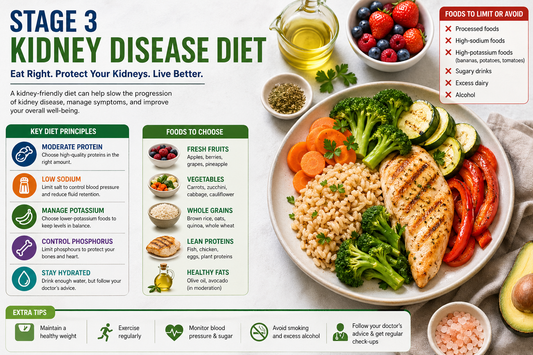 Stage 3 Kidney Disease Diet: The Complete Guide to Protect Your Kidneys and Stay Healthy - International Kidney Health – Kidney Disease Guide & Diet Plan