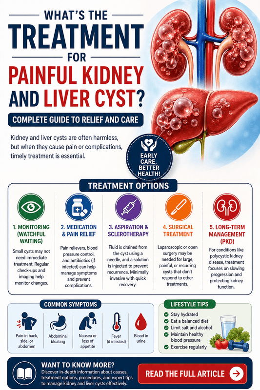 What’s the Treatment for Painful Kidney and Liver Cysts? - International Kidney Health – Kidney Disease Guide & Diet Plan
