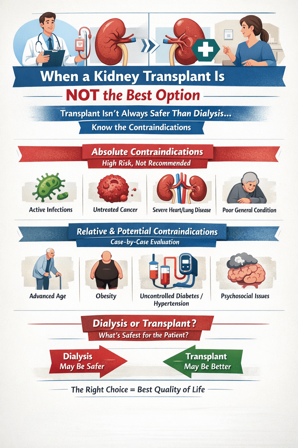 When a Kidney Transplant Is Not the Best Option - International kidney Health