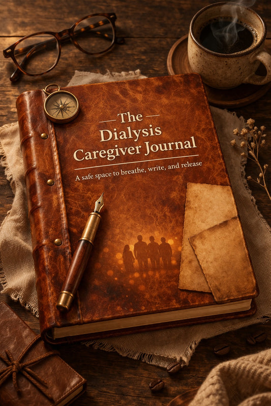 The Elegant Dialysis Caregiver Journal – Your Safe Space to Reflect, Release & Recharge