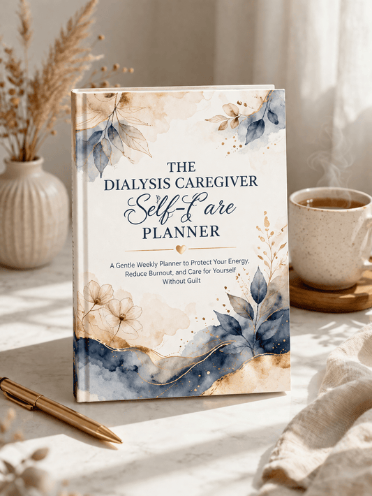 The Dialysis Caregiver Self - Care Planner /A Gentle Weekly Planner to Protect Your Energy, Reduce Burnout, and Care for Yourself Without Guilt - International kidney Health