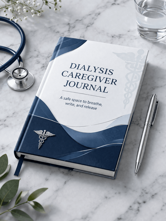 The Elegant Dialysis Caregiver Journal – Your Safe Space to Reflect, Release & Recharge - International kidney Health