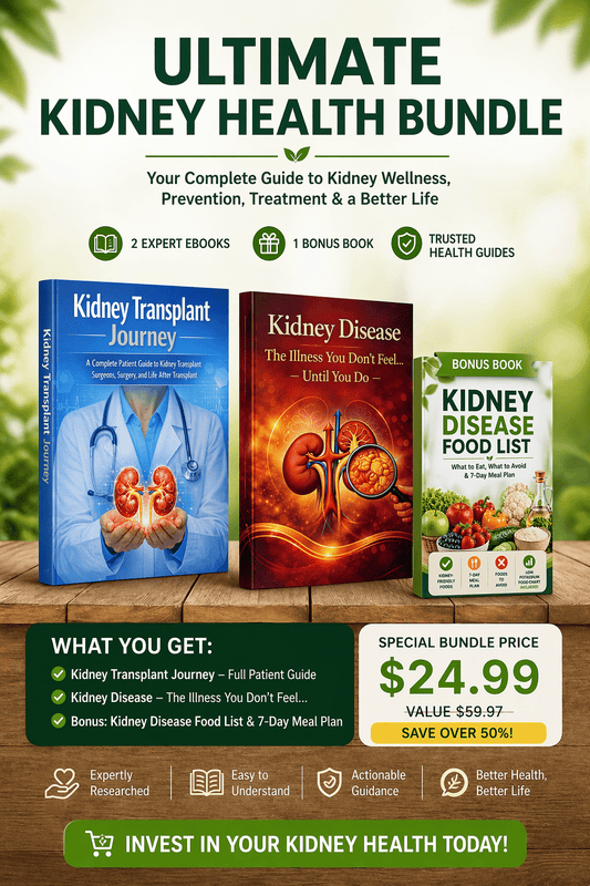 Ultimate Kidney Health Bundle - International Kidney Health – Kidney Disease Guide & Diet Plan